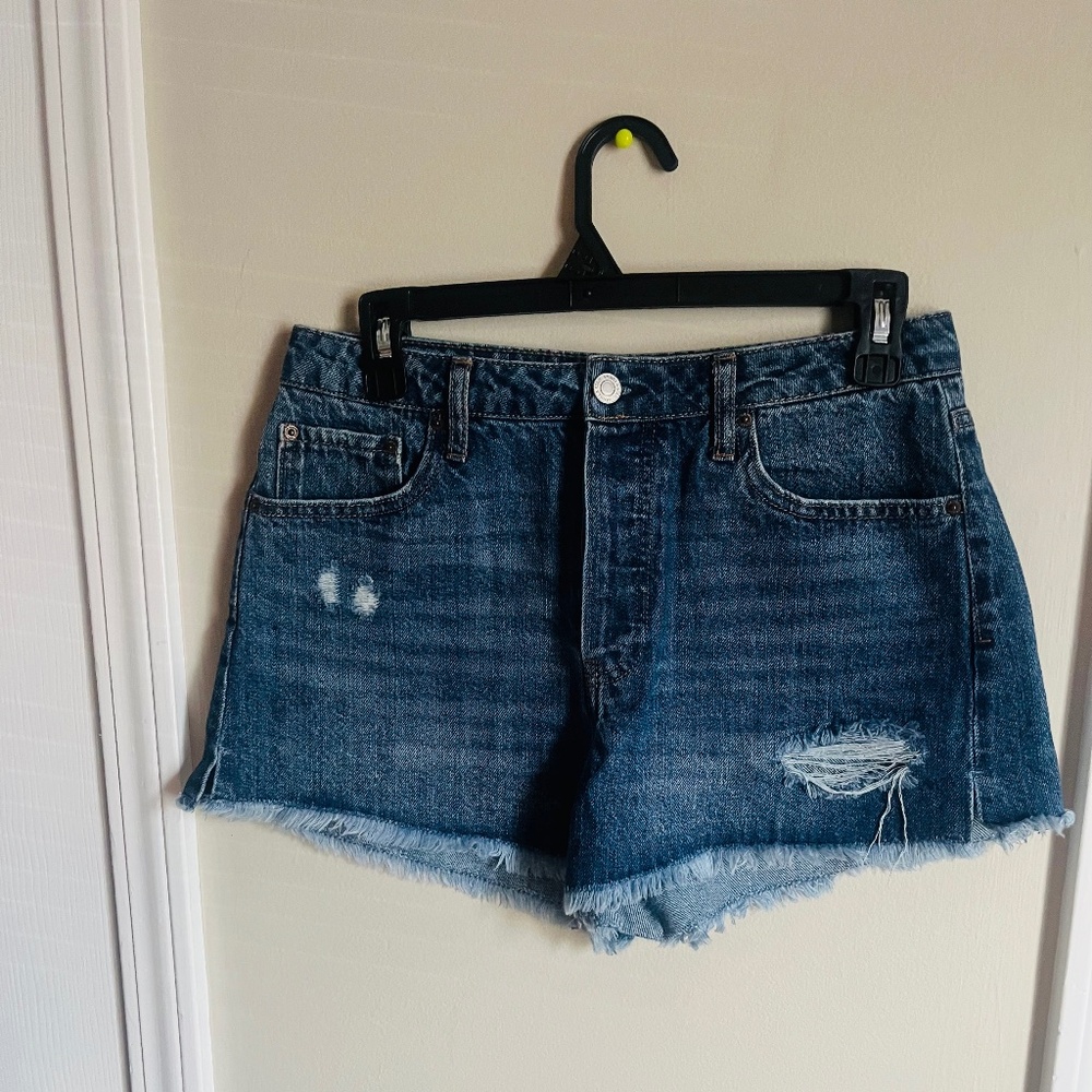 Women's Vanilla Star Denim Blue Jean Shorts